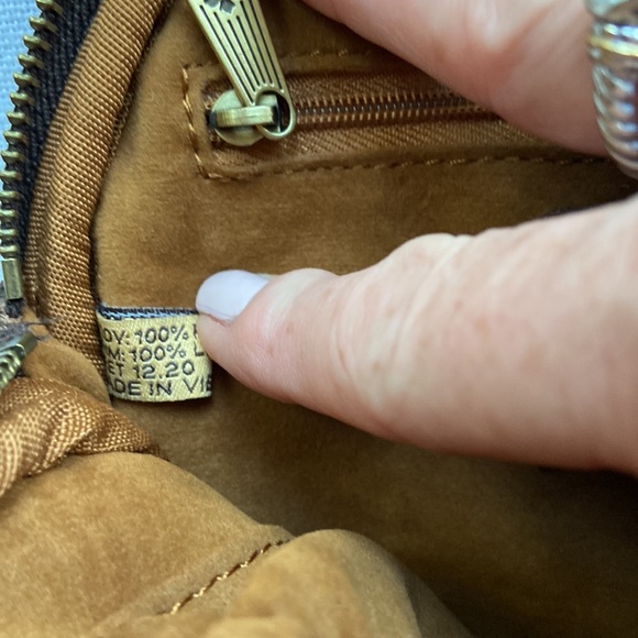 Patricia Nash Macramé Flower Canteen Crossbody Bag - Picture 12 of 12